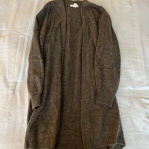 Oversized Brown Cardigan